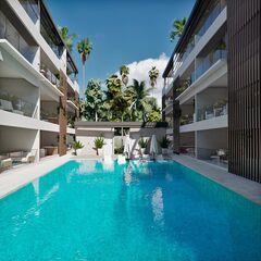 Квартира 2-комнатная 1+1 у моря в Самане площадь 61.7м² 2 этаж