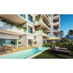 Квартира 2-комнатная 1+1 в Пунта-Кана (Баваро) площадь 64м²