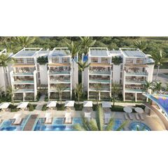 Квартира 2-комнатная 1+1 в Пунта-Кана (Баваро) площадь 60м²