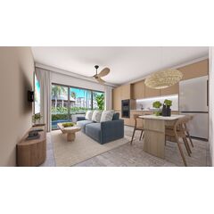 Квартира 3-комнатная 2+1 в Пунта-Кана (Пунта-Кана) площадь 37м²