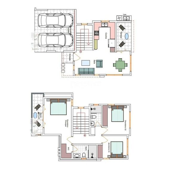 Дом в Пунта-Кана (Пунта-Кана) площадь 134м² 2-этажный, изображение 4