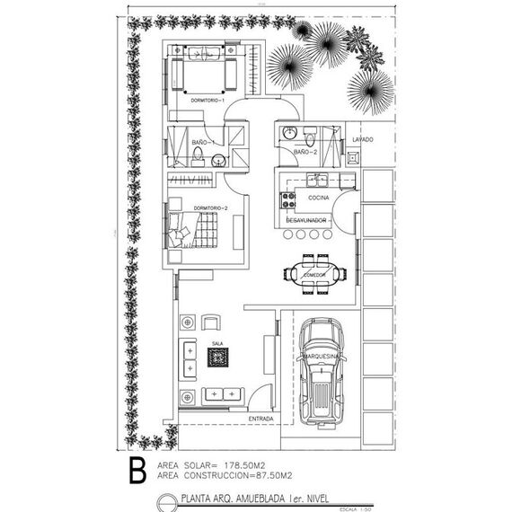 Коттедж в Пунта-Кана (Пунта-Кана) площадь 75м² 1-этажный, изображение 11