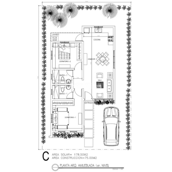 Дом в Пунта-Кана (Пунта-Кана) площадь 75м² 1-этажный, изображение 6