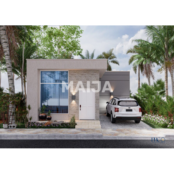 Дом в Пунта-Кана (Пунта-Кана) площадь 75м² 1-этажный