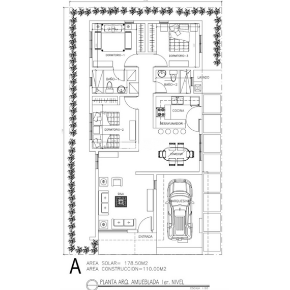 Дом в Пунта-Кана площадь 115м² 1-этажный, изображение 11
