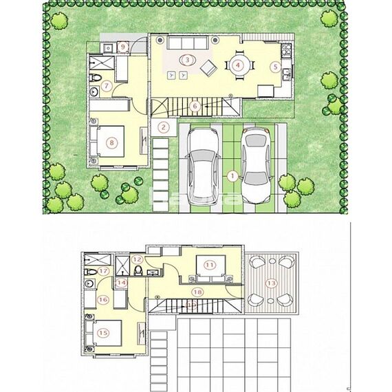 Вилла в Пунта-Кана (Баваро) площадь 124м² 2-этажный, изображение 5