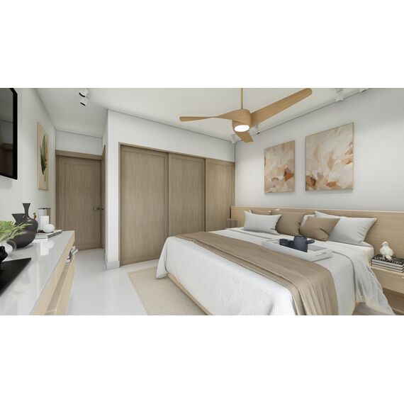 Квартира 2-комнатная 1+1 у моря в Самане площадь 61.7м² 2 этаж, изображение 18