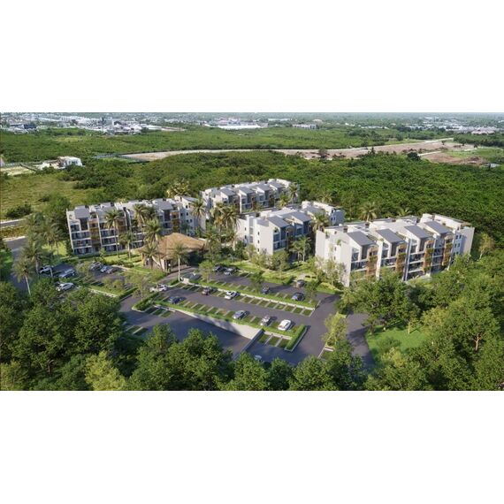 Квартира 3-комнатная 2+1 у моря в Пунта-Кана (Баваро) площадь 76м² 2 этаж, изображение 5