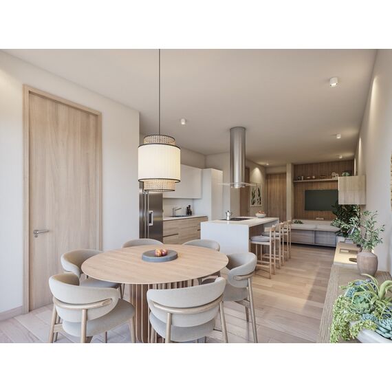 Квартира 1-комнатная студия 1+0 в Пунта-Кана площадь 50м² 2 этаж, изображение 12