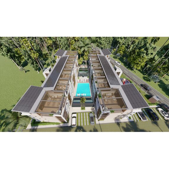 Квартира 2-комнатная 1+1 у моря в Самане площадь 61.7м² 2 этаж, изображение 8