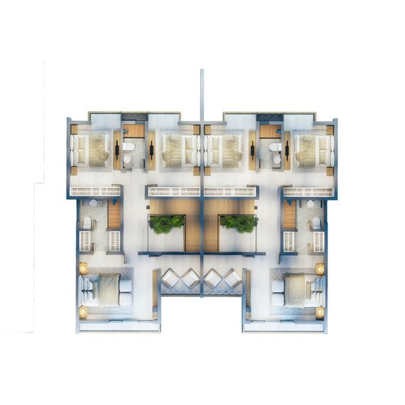 Квартира 2-комнатная 1+1 в Лас-Терренасе (Лас-Терренас) площадь 56м² 1 этаж, изображение 14