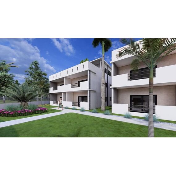 Квартира 2-комнатная 1+1 в Кабарете (Кабарете) площадь 34м², изображение 2