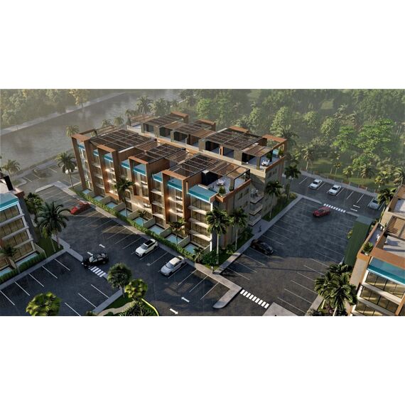 Квартира 2-комнатная 1+1 в Пунта-Кана (Баваро) площадь 52м², изображение 11