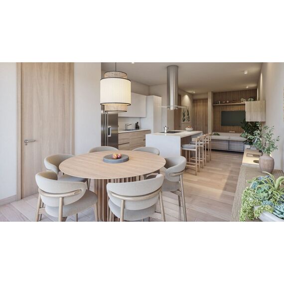 Квартира 1-комнатная студия 1+0 в Пунта-Кана (Пунта-Кана) площадь 50м², изображение 2