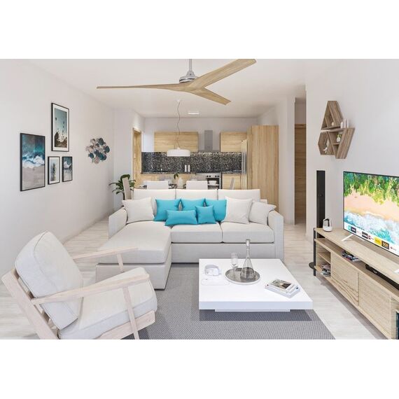Квартира 3-комнатная 2+1 в Сосуа (Сосуа) площадь 87м², изображение 2