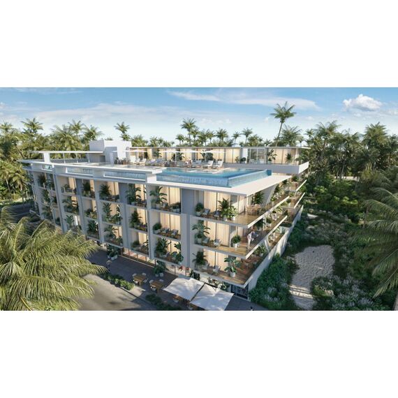 Квартира 2-комнатная 1+1 в Пунта-Кана (Пунта-Кана) площадь 43м², изображение 4