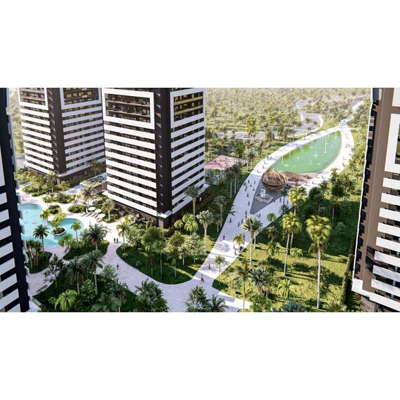 Квартира 2-комнатная 1+1 в Пунта-Кана (Пунта-Кана) площадь 52.29м², изображение 9