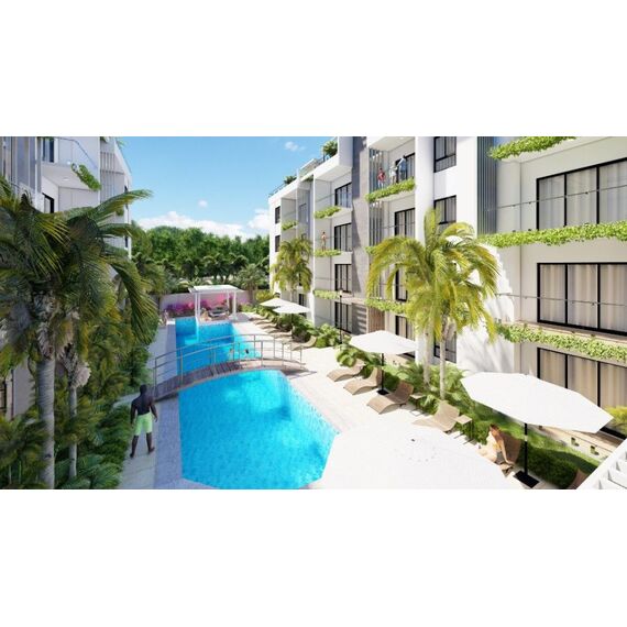 Квартира 2-комнатная 1+1 в Пунта-Кана (Баваро) площадь 78м², изображение 15