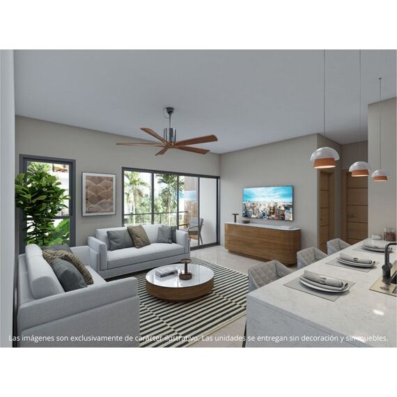 Квартира 2-комнатная 1+1 в Пунта-Кана (Пунта-Кана) площадь 76м², изображение 4