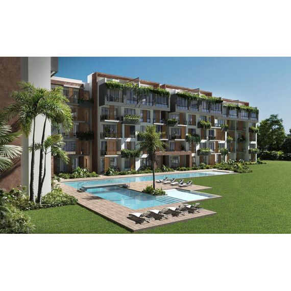 Квартира 2-комнатная 1+1 в Пунта-Кана (Пунта-Кана) площадь 65м², изображение 3