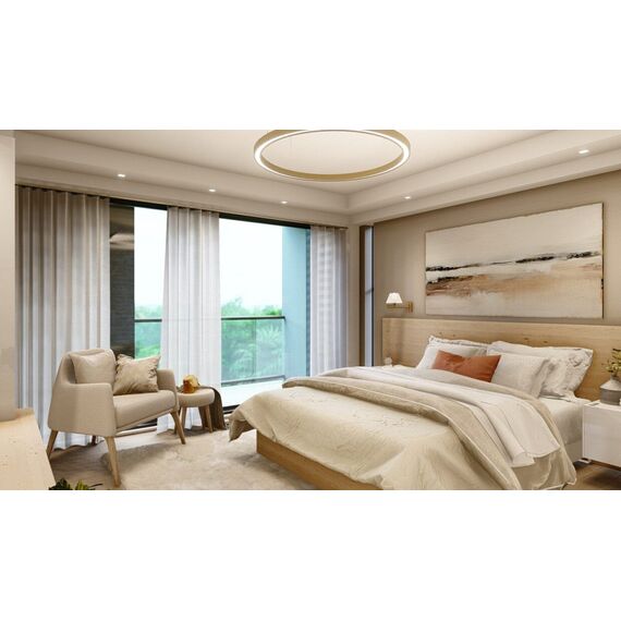 Квартира 3-комнатная 2+1 в Пунта-Кана (Баваро) площадь 96м², изображение 12