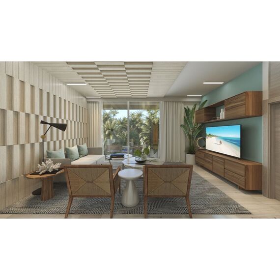 Квартира 2-комнатная 1+1 в Пунта-Кана (Пунта-Кана) площадь 43м², изображение 5