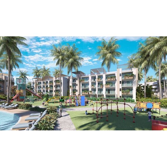 Квартира 3-комнатная 2+1 в Пунта-Кана (Пунта-Кана) площадь 37м², изображение 10