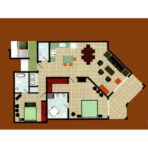 Квартира 3-комнатная 2+1 в Сосуа (Сосуа) площадь 180м² 3 этаж, изображение 17