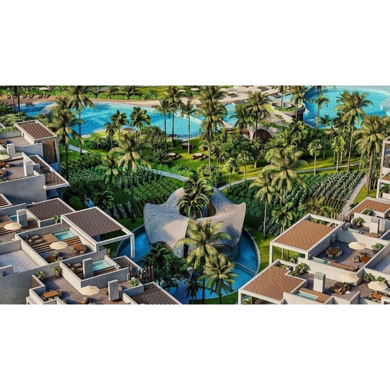 Квартира 2-комнатная 1+1 в Пунта-Кана (Баваро) площадь 64м², изображение 5