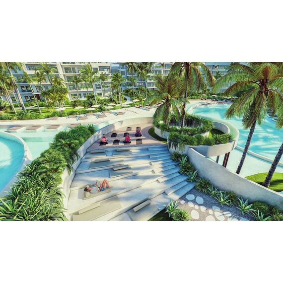 Квартира 2-комнатная 1+1 в Пунта-Кана (Баваро) площадь 64м², изображение 4
