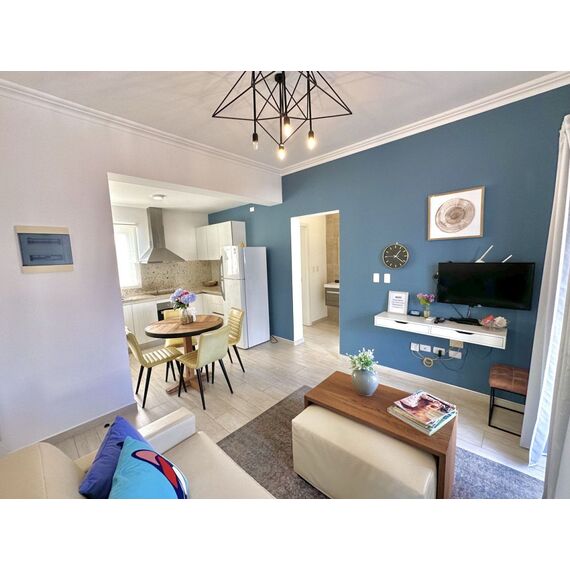 Квартира 2-комнатная 1+1 в Пунта-Кана (Баваро) площадь 65м², изображение 3