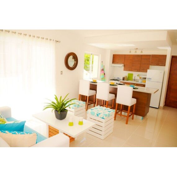 Квартира 2-комнатная 1+1 в Пунта-Кана (Баваро) площадь 75м², изображение 17