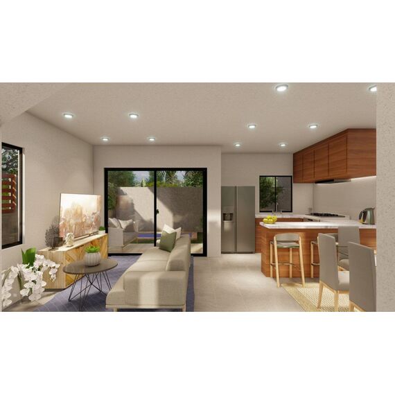 Квартира 4-комнатная 3+1 в Пунта-Кана (Баваро) площадь 96м², изображение 6