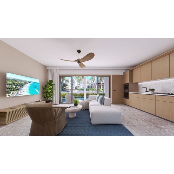 Квартира 3-комнатная 2+1 в Пунта-Кана (Пунта-Кана) площадь 37м², изображение 8