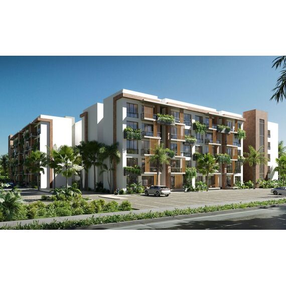 Квартира 2-комнатная 1+1 в Пунта-Кана (Пунта-Кана) площадь 65м², изображение 4