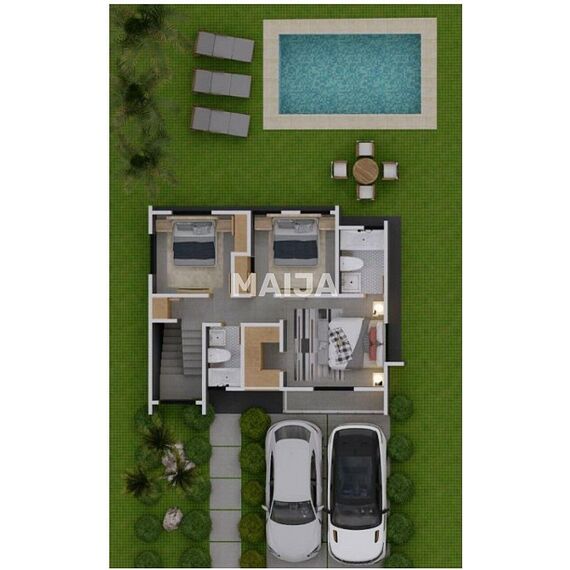 Квартира 5-комнатная 4+1 в Пунта-Кана (Баваро) площадь 140м² 2 этаж, изображение 3
