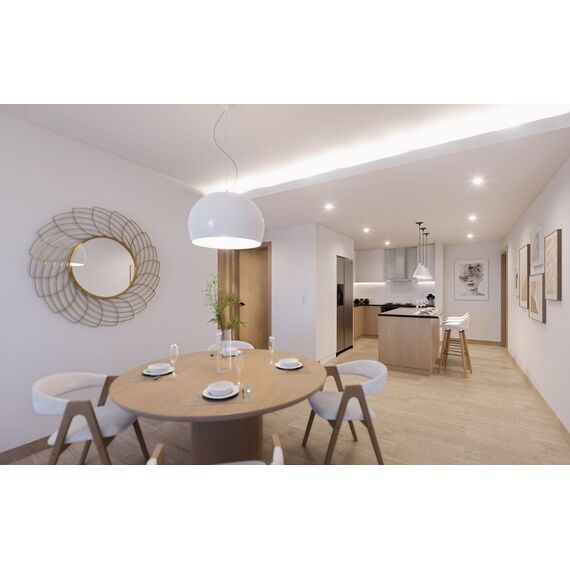 Квартира 2-комнатная 1+1 в Пунта-Кана (Баваро) площадь 67м², изображение 4