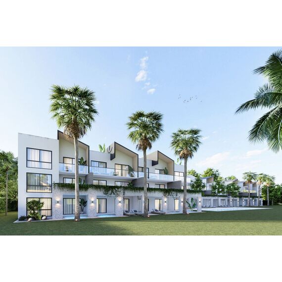 Квартира 2-комнатная 1+1 в Пунта-Кана (Баваро) площадь 67м², изображение 8